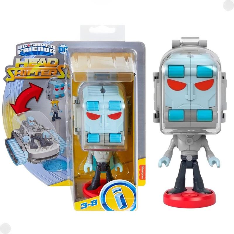 Boneco Imaginext Dc Head Shifters Mr. Freeze e Snow Tank HGX78